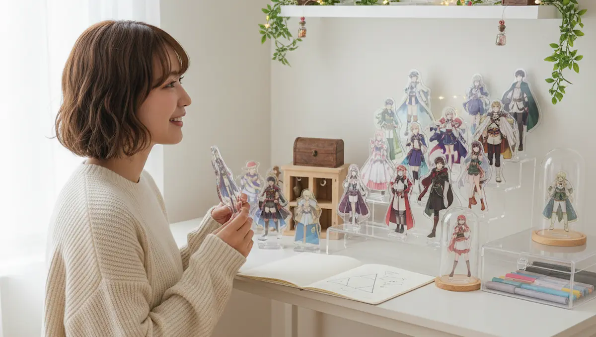 アクスタの並べ方ガイド：おしゃれな飾り方と収納術