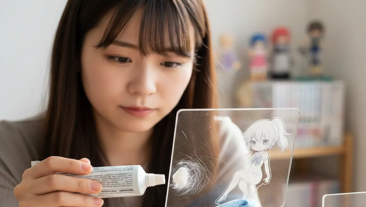 アクスタの傷は歯磨き粉で消える？失敗しない選び方と修復法