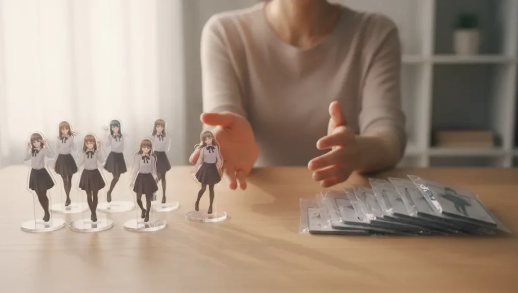 アクスタをそのまま飾る方法！ほこり対策とおしゃれ術