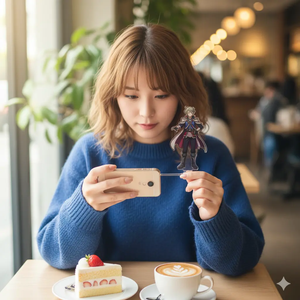 指が写らない100均スティックの活用法