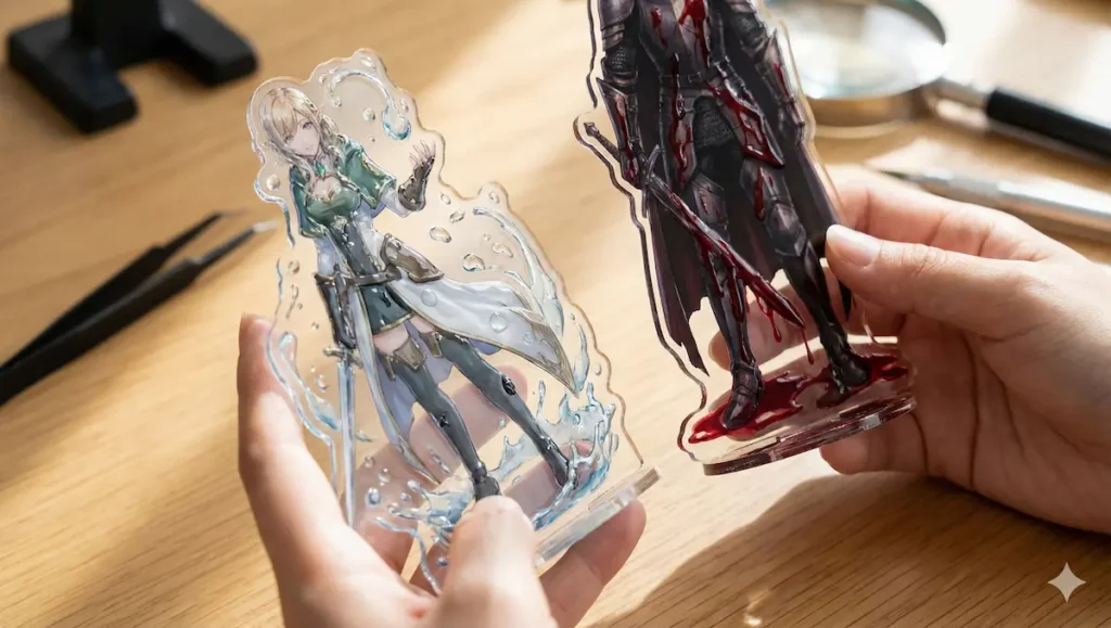 グロス盛りで表現する血や水の質感