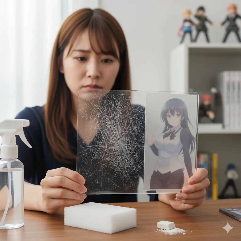 メラミンスポンジは傷の原因