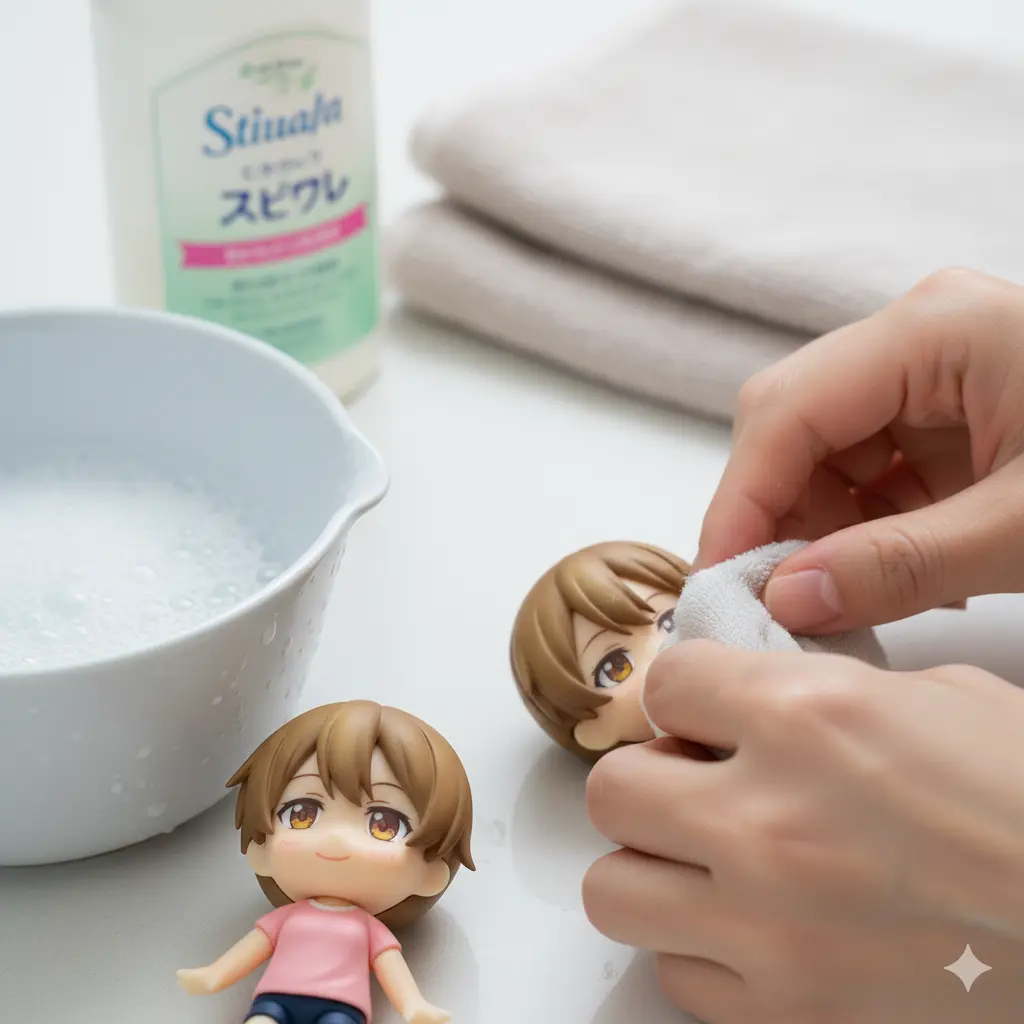 古い個体のベタつきを落とす対処法