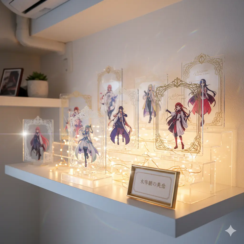 アクスタの枠、飾り方の美学