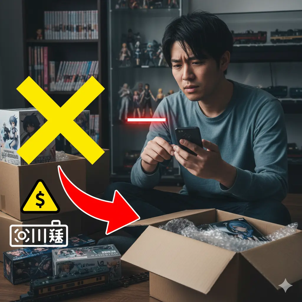 キャンセルと返送料のリスク