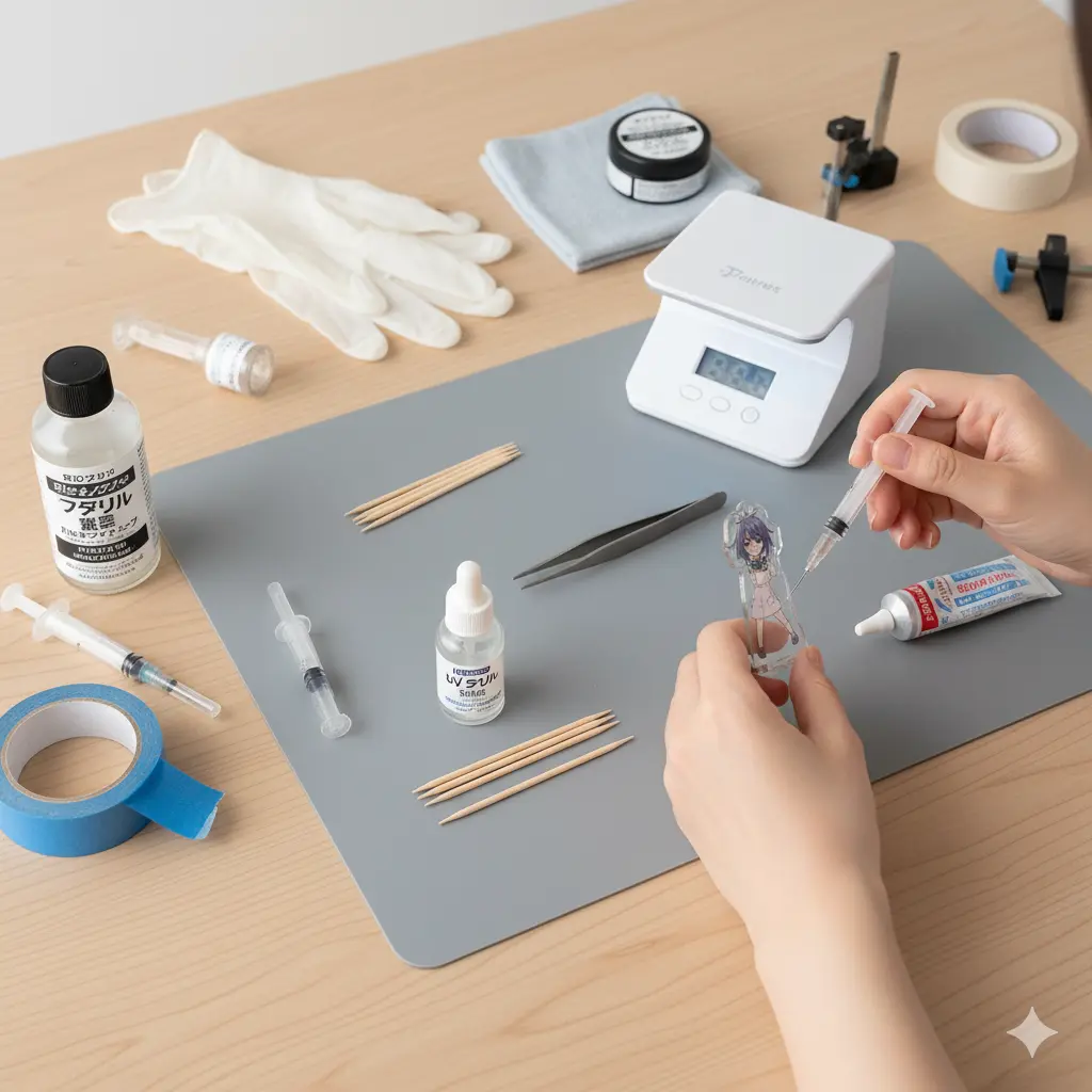 ヒビ補修に使う道具と注意点