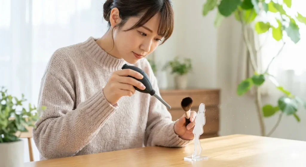 拭く前のホコリ除去と静電気対策