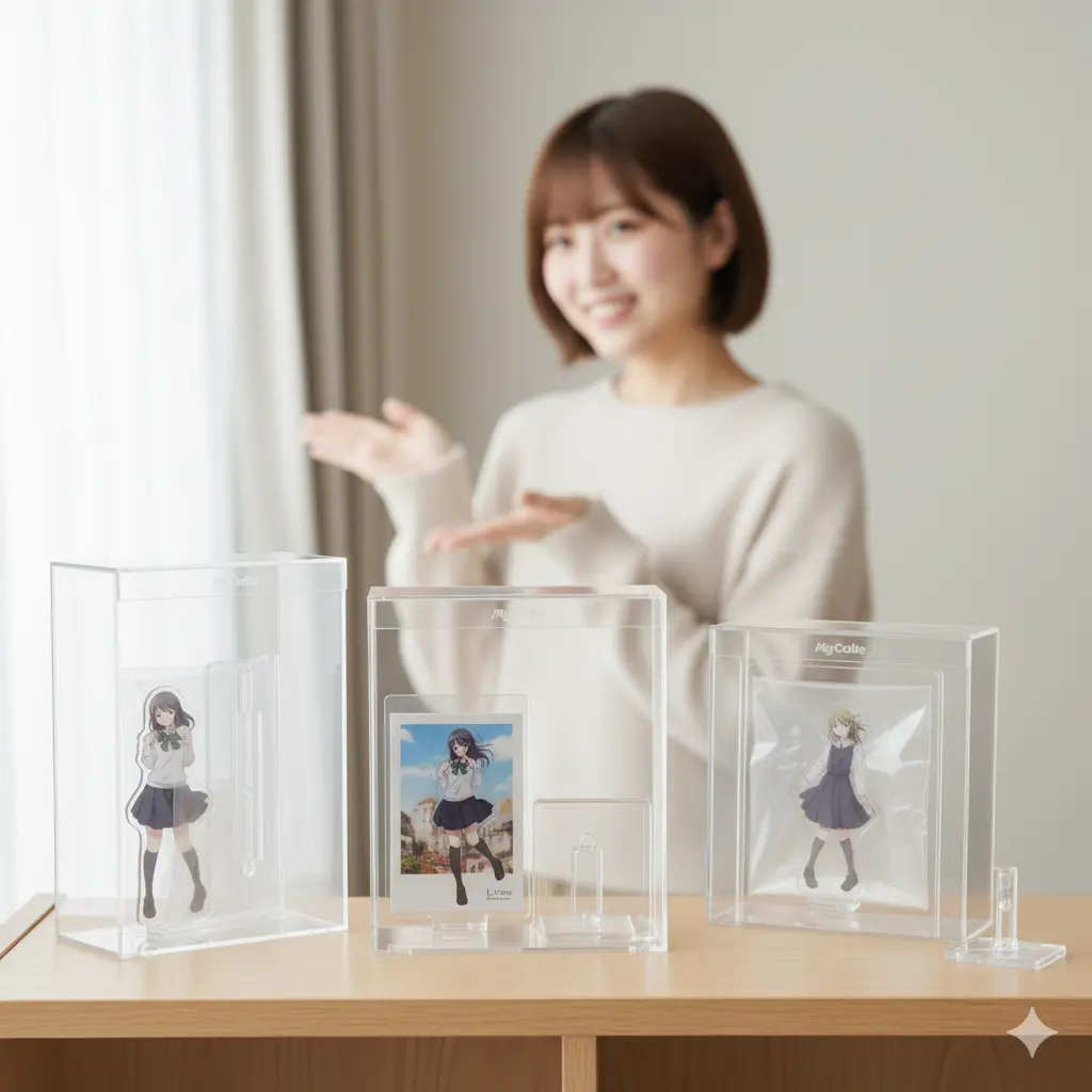 未開封で飾るマイコレフレーム