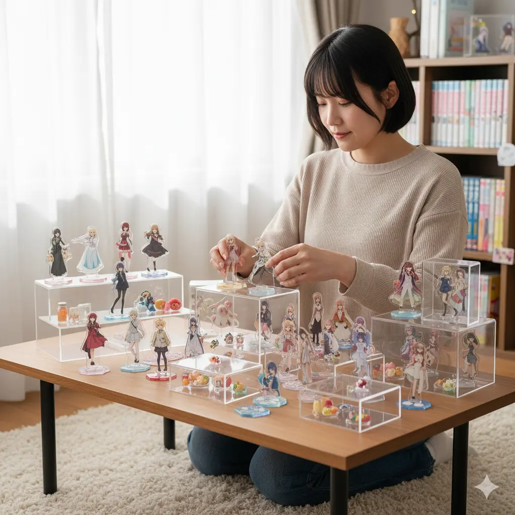 100均ケースを使った飾り方