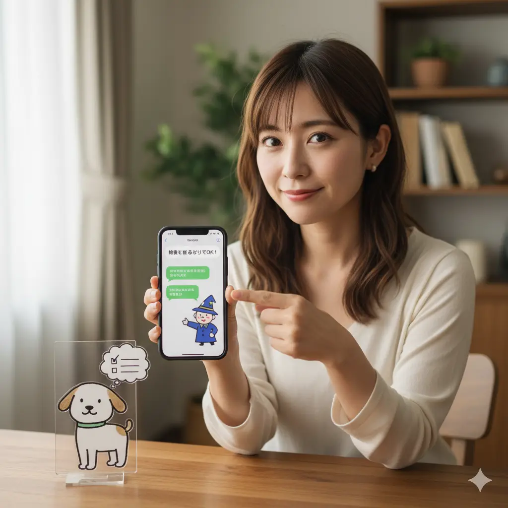 LINEで丸投げ！アクリルワン