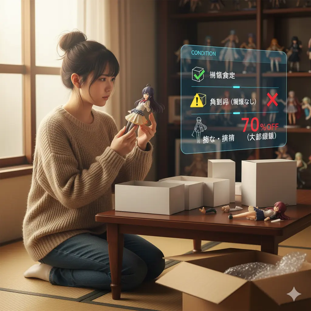 箱なしや開封品の減額は？