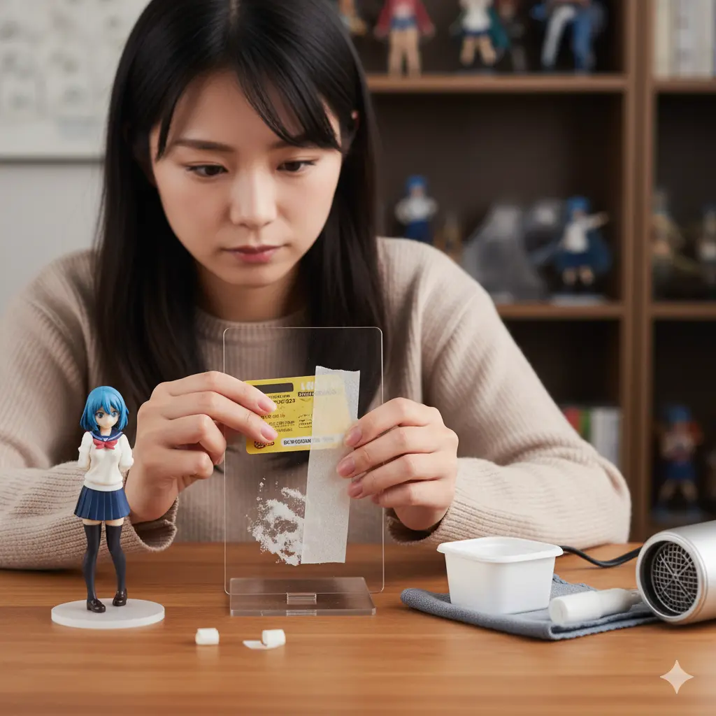 両面テープの安全な剥し方