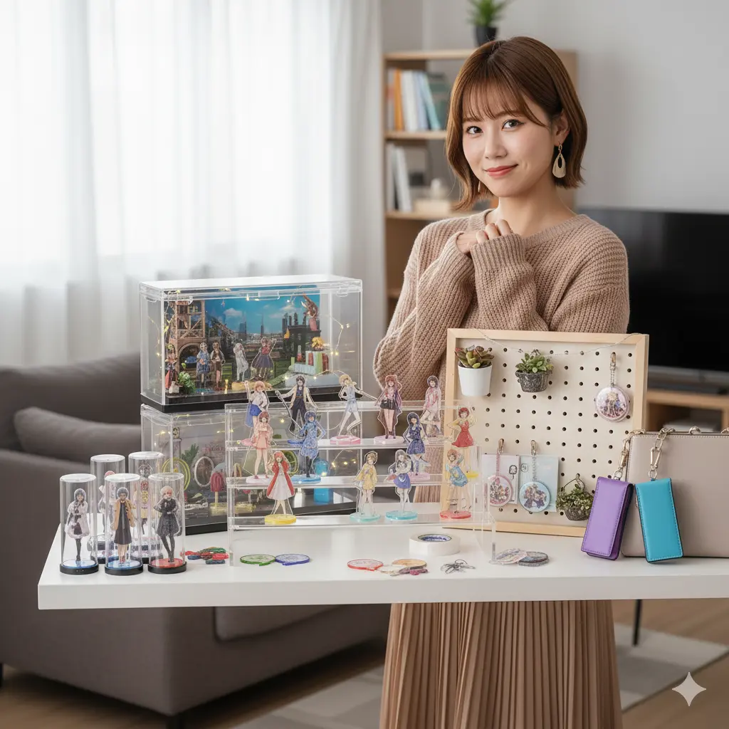 2025年最新のダイソーのアクスタケースの種類