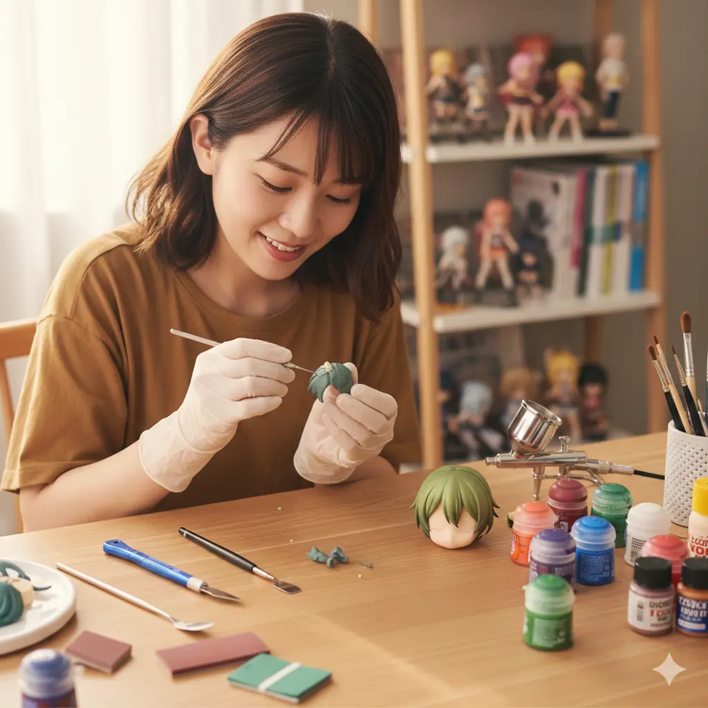 スポンジヤスリとサフで表面を綺麗にする方法