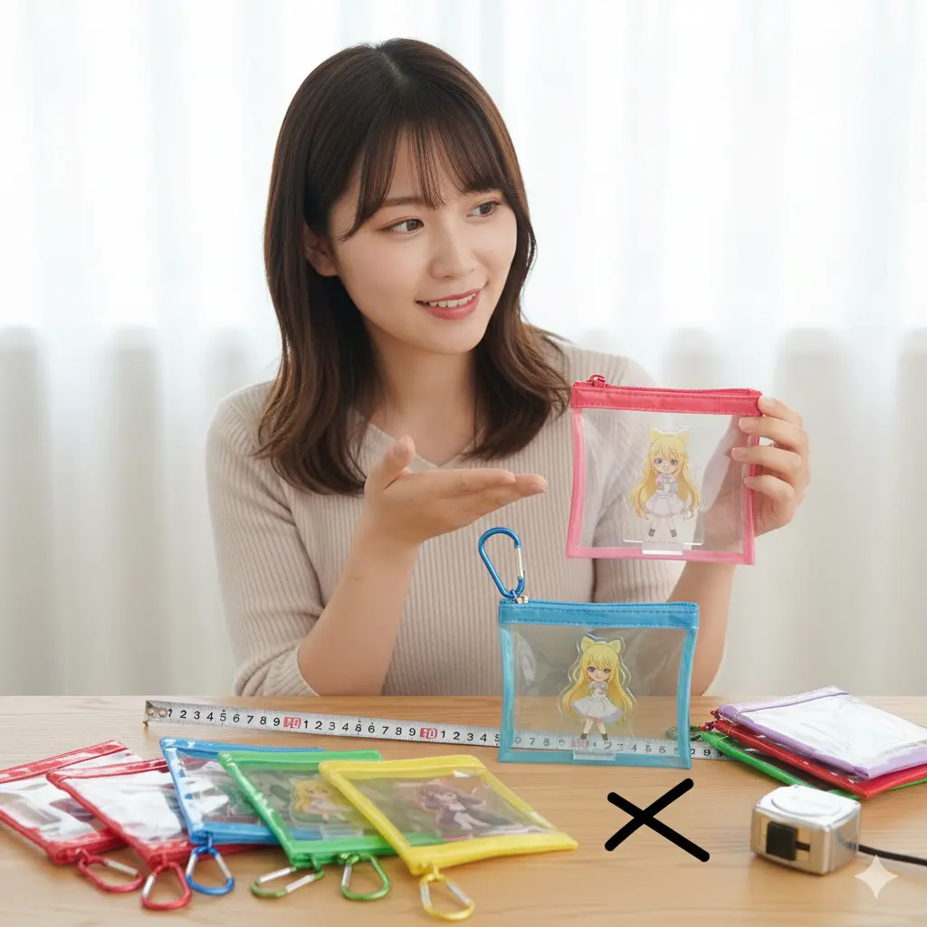 メンカラで選ぶカラビナ付きポーチのサイズと注意点