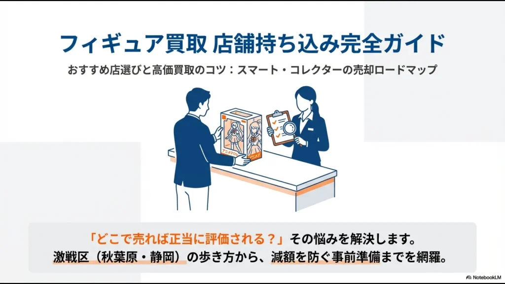 フィギュア買取の店舗持ち込みに関する完全ガイド。秋葉原や静岡の攻略法から事前準備までを網羅。