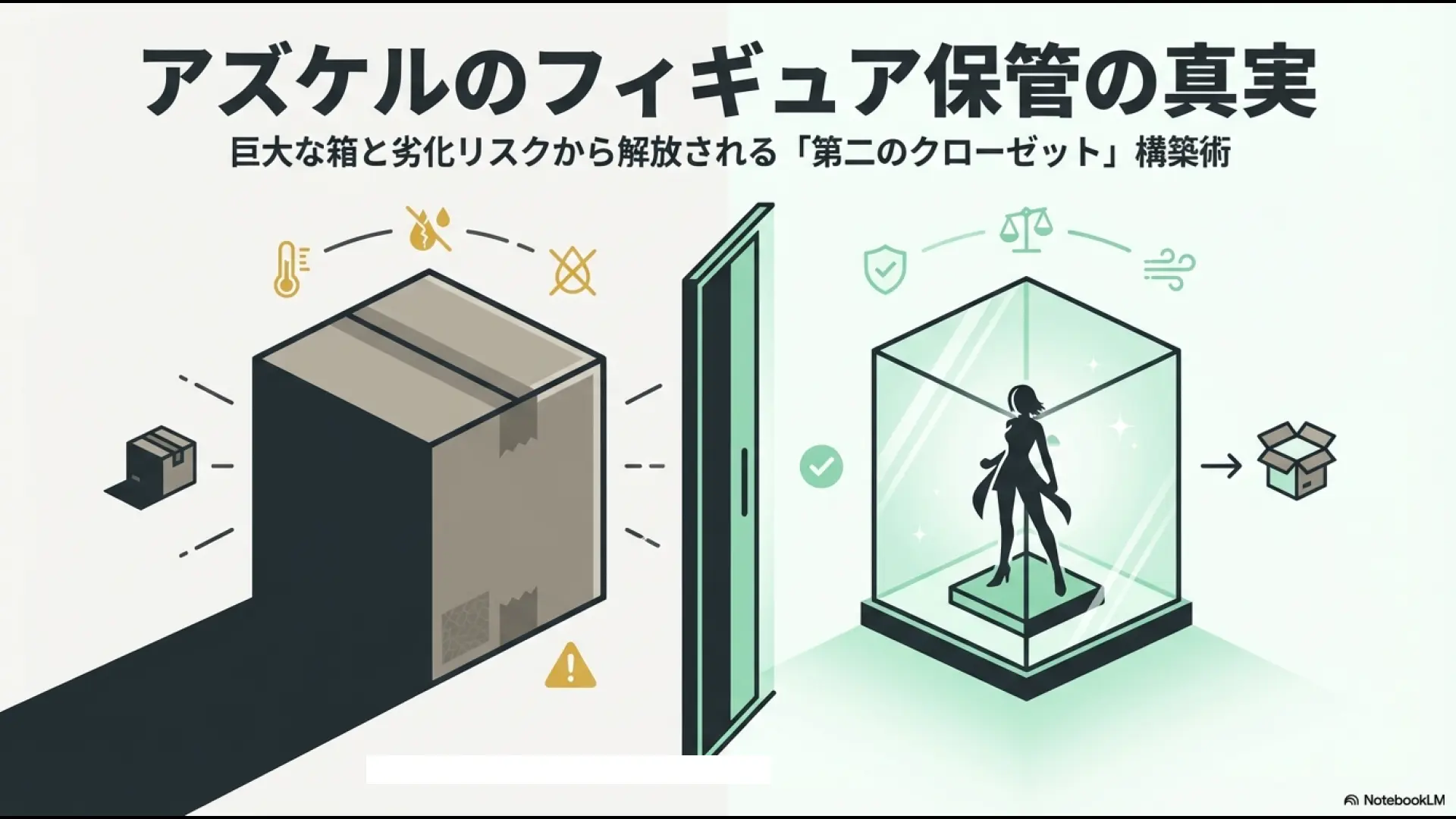 AZUKEL(アズケル)を活用したフィギュア保管の真実と第二のクローゼット構築術のイメージ画像