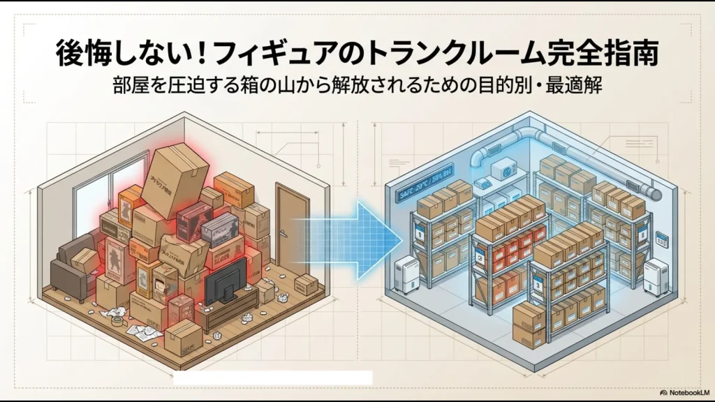 フィギュア保管の悩みを解決するトランクルーム完全ガイドのイメージ画像