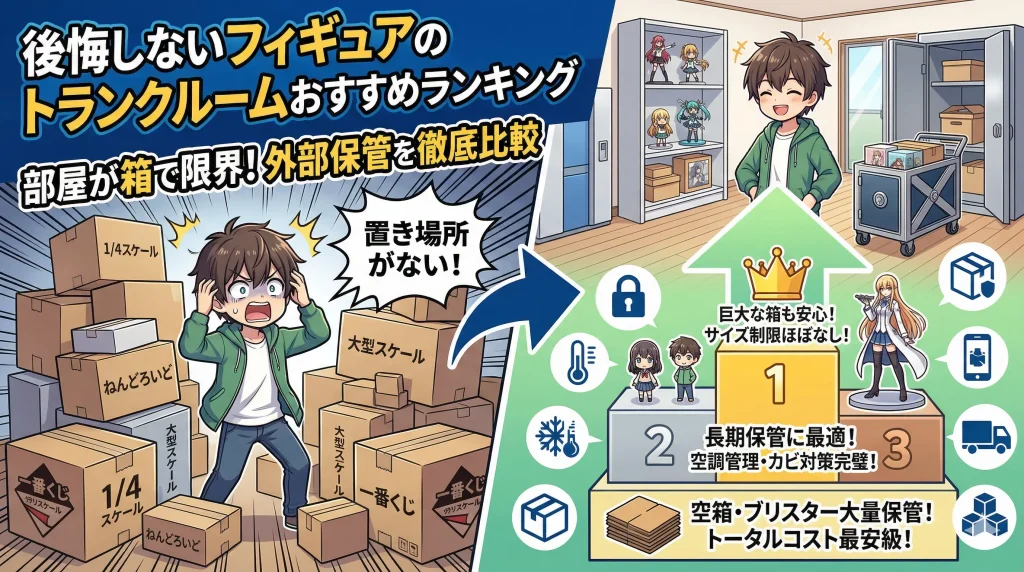 後悔しないフィギュアのトランクルームおすすめランキング